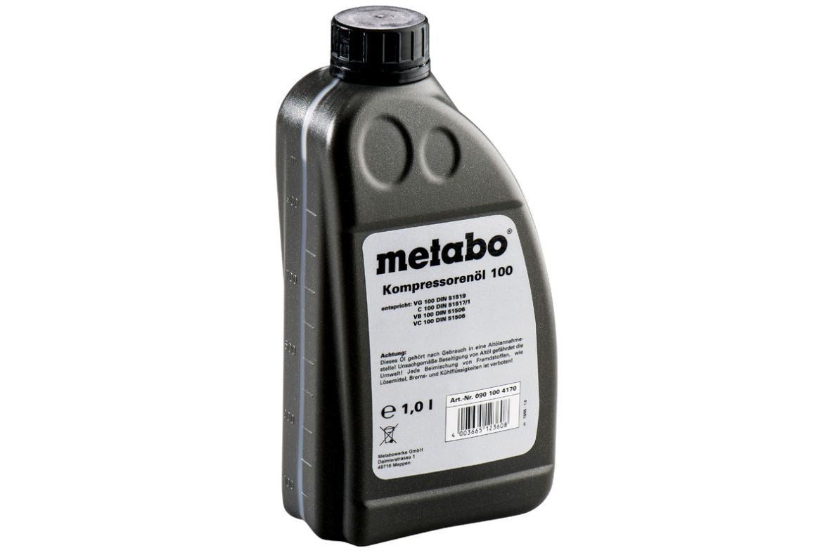 901004170 Metabo compressorolie 1laraat r+l